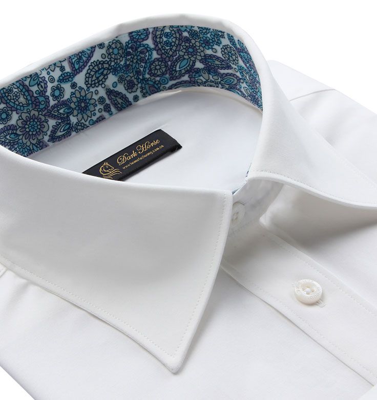 男士長袖襯衫A-04領子細節圖